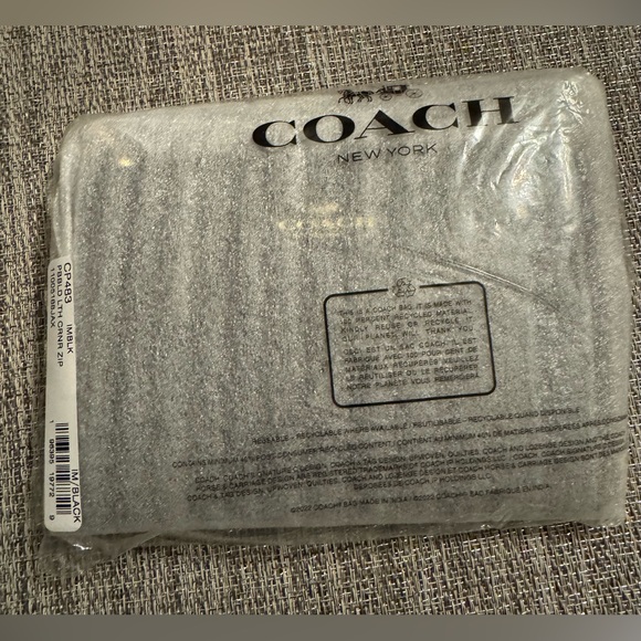 Coach Corner Zip Wristlet - Picture 2 of 4